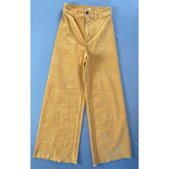Billabong High Rise Frayed Cuff Stretch Corduroy Pants, Cords. Women's 24, NWT! - Picture 1 of 6